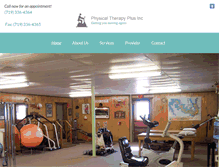 Tablet Screenshot of physicaltherapypluslamar.com